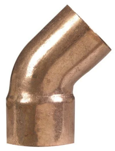Elkhart 31216 1-1/2 Inch 45 Degree Copper Street Elbow for Plumbing