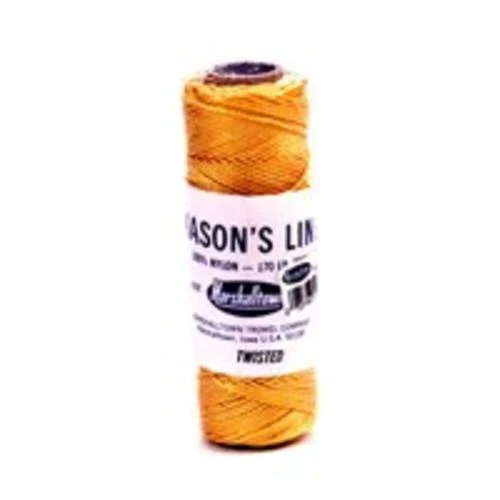 Marshalltown 621 Twisted Nylon Mason's Lines 285 Feet Yellow Construction String