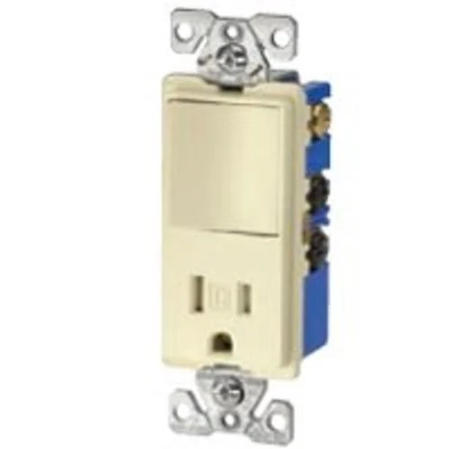 Cooper Wiring TR7730V Decorator Switch and Receptacle 15 Amp for Home