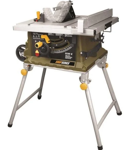 Rockwell SS7208 7207 15 Amp Saw Table With Stand 10 Inch Compact Worksite Table Saw