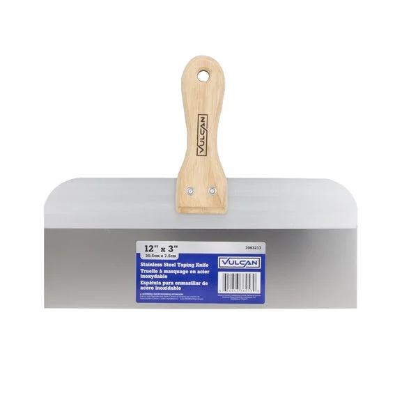Vulcan 36053 Taping Knife 12 Inch x 3 Inch for Drywall Finishing