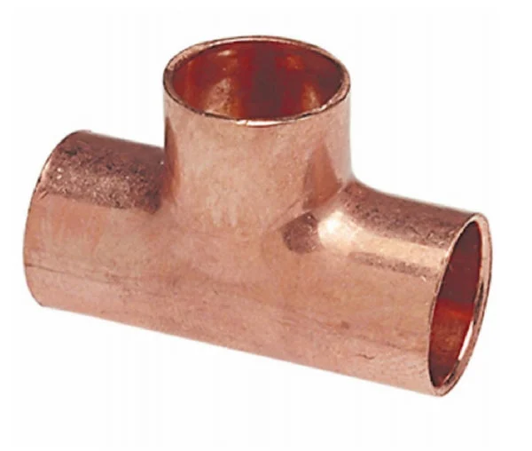 Nibco W01730T Copper Tee Fitting 1 Inch x 1 Inch x 3/4 Inch for Plumbing