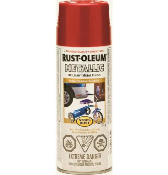 Rust-Oleum 242694 Stops Rust MultiColour Textured Spray Apple Red 340g Aerosol Paint
