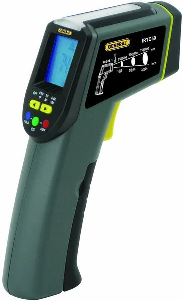 General Tools IRTC50 Thermoseeker IR Thermometer with Star Burst Laser Targeting
