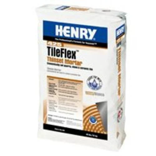 Ww Henry FP0TFLX40W Thin Set Mortar 40Lb White for Tile and Stone Installation