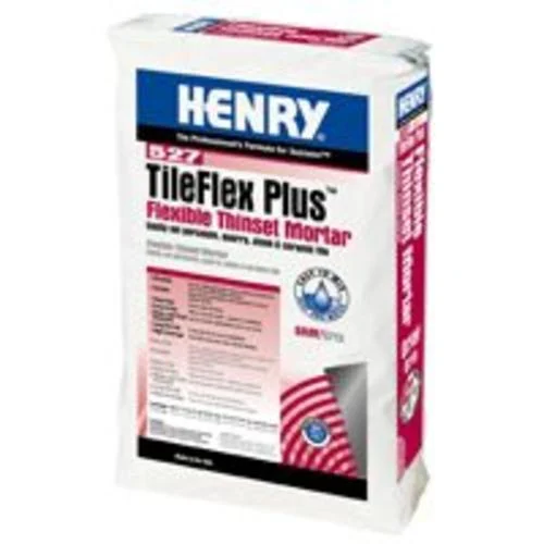 Henry 13080 Tileflex Plus Flexible Thin-Set Mortar 40 lb Gray for Professional Tile Setting