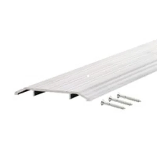 M-D Building Products 68320 Fluted Saddle 1/2 x 5 x 36 Inches Mill Finish for Door Thresholds