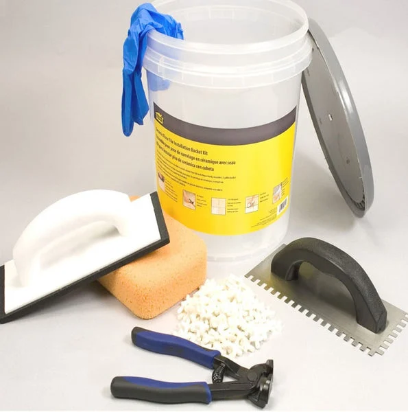 M-D Building Products 49834 11x10.5" Yellow Ceramic Tile Kit Bucket
