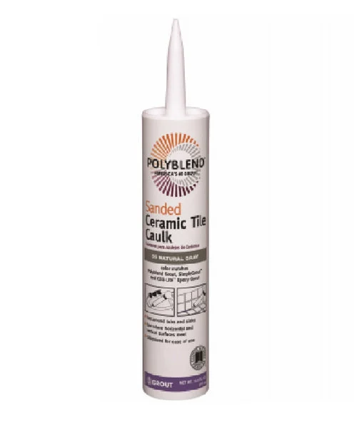 Polyblend PC11510S-6 Ceramic Tile Caulk 10.5 Oz for Bathroom and Kitchen