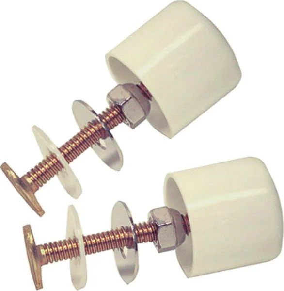 Danco 88884 Twister Toilet Cap with 5/16-Inch Bolts White