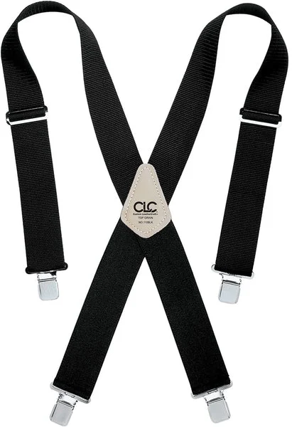 CLC 110BLK Work Suspender Nylon Black Tool Holder for Professionals