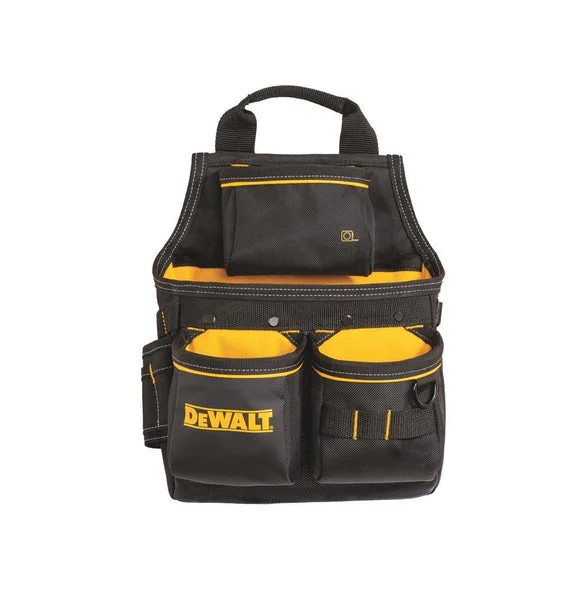 DeWalt DWST540201 Professional Nail Pouch Black Yellow 13 Pockets for Contractors