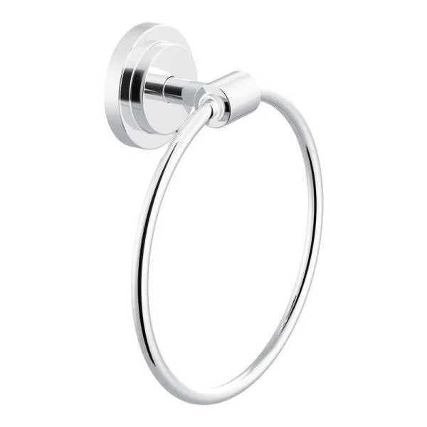 Moen DN0786CH ISO Chrome Towel Ring for Modern Bathroom