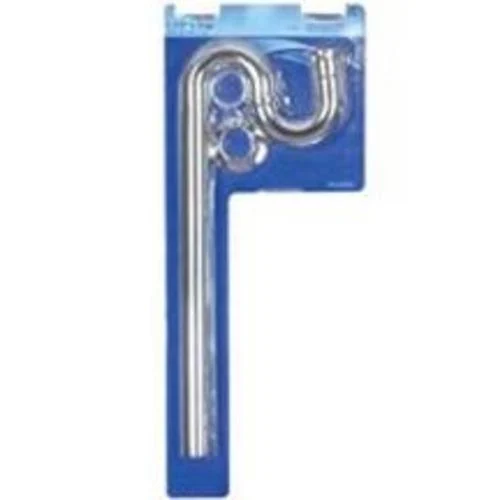 Plumb Pak PP250CP S-Traps With Flange Brass 22 Gauge 1-1/2 Inch Drain Pipe