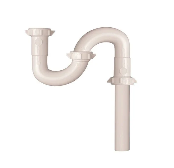 Plumb Pak PP20663 PVC Slip Joint S-Trap 1-1/2" for Sink Drain Plumbing