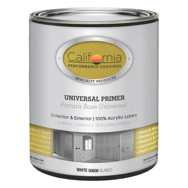 California Paints 50600-4 Universal Primer Quart for All Surfaces