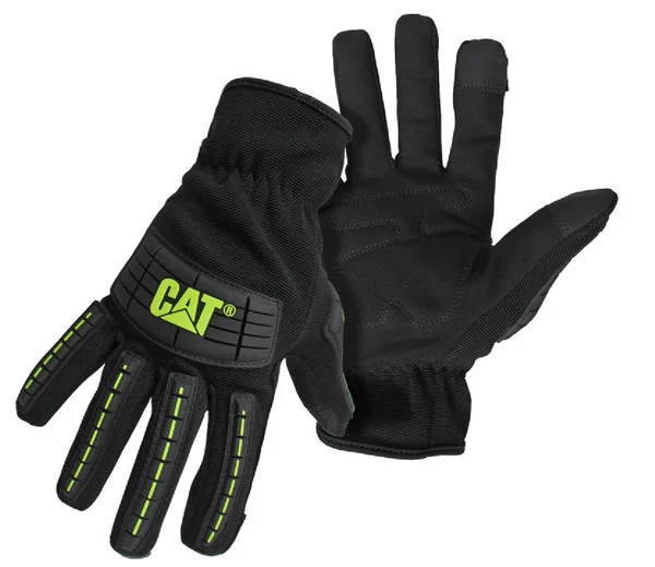 Cat CAT012240L Touchscreen Utility Gloves Black Work Gloves with Grip