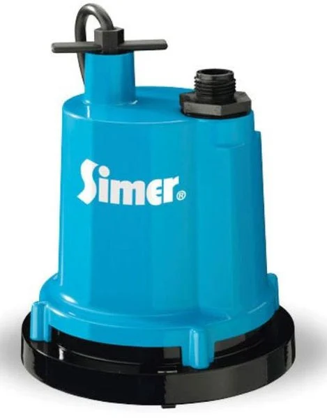 Simer 2300 Simmer Utility Pump 1/6Hp Portable Water Transfer Pump