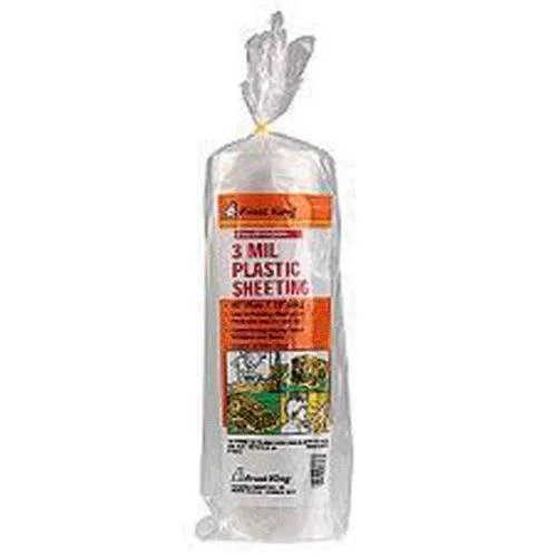 Thermwell P1025/3 10x25 Feet Clear Poly Roll