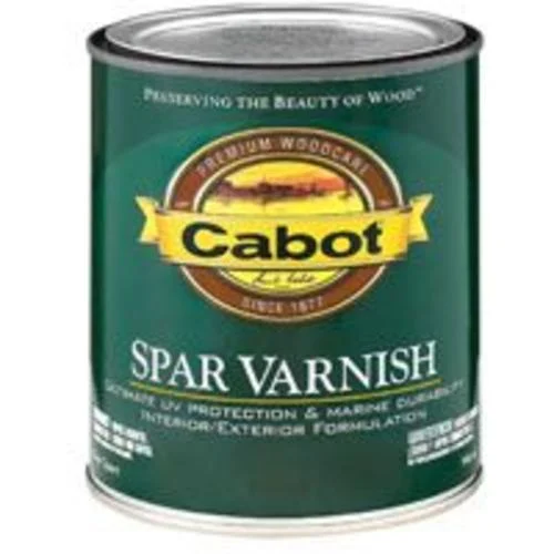Cabot 144.0008040.005 Gloss Spar Varnish Quart for Wood Protection