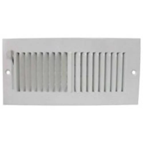 ProSource SW02-10X4 White Sidewall Register for HVAC Ventilation