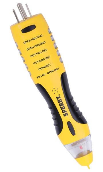 Sperry Instruments VD7504FGI Non-Contact Voltage Tester with GFCI Detection