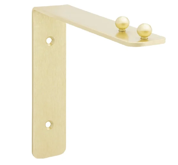 National Hardware N275-504 Brushed Gold Wall Bracket for Decorative Hanging