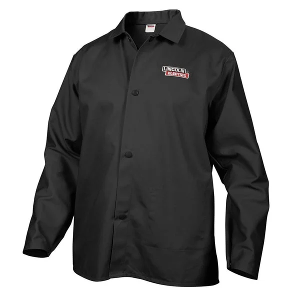 Lincoln Electric KH808L Flame Retardant Polyester Welding Jacket Large Black