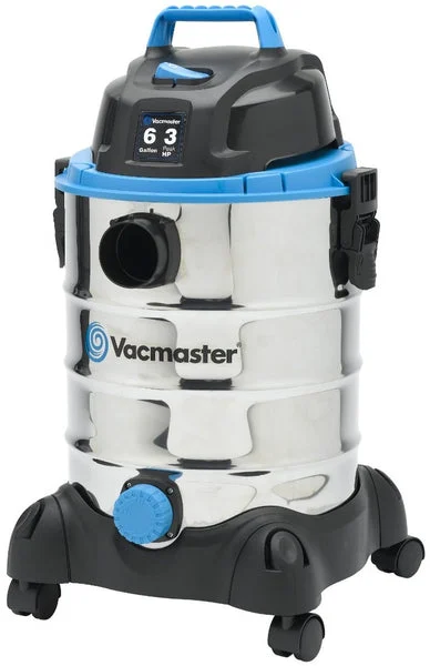 Vacmaster VQ607SFD 6 Gallon Stainless Steel Wet Dry Vacuum 3 Peak HP