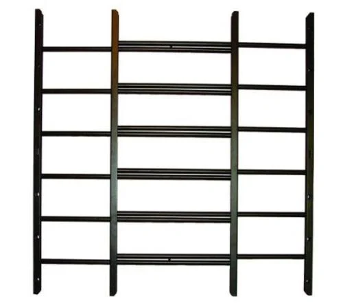 Grisham 96911 AWG 6-Bars Adjustable Horizontal Window Guard Black