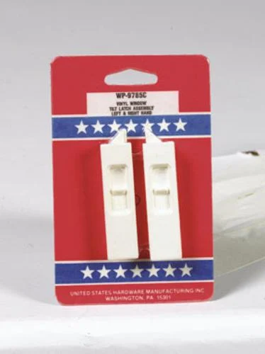 US Hardware WP-9785C White Window Latch
