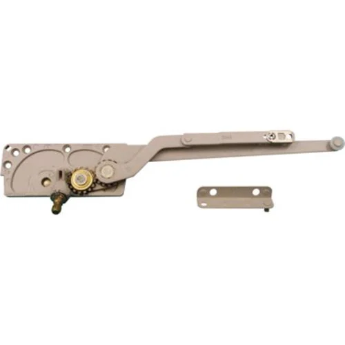 Prime-Line TH 23077 Entrygard Dual Arm Casement Operator 4-1/2", Gray - Window Hardware Replacement