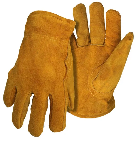 Boss 41762X Men's Pile Insulated Split Leather Gloves 2XL for Cold Weather Work