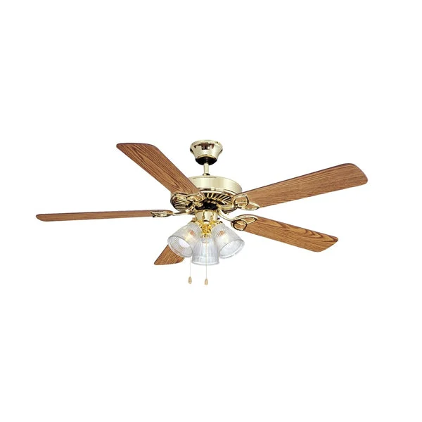 Boston Harbor CF-78043 Dual Mount Ceiling Fan with 3 Light Kit 52 Inch Modern Design