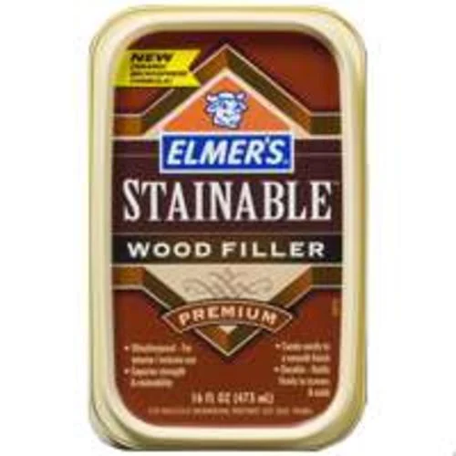 Elmer's E891 Stainable Wood Filler 1 Pint for Furniture and Floor Repair