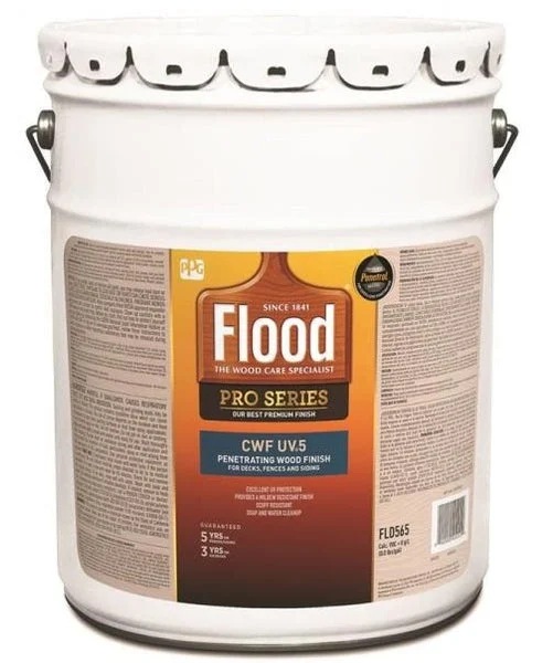 Flood FLD565-05 CWF-UV5 Pro-Series 5 Gallon Exterior Wood Finish Natural