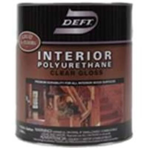 Deft 224-04 Interior Polyurethane 1 Quart Semi Gloss Wood Finish