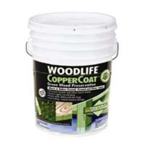 Zinsser 1902 Coppercoat Wood Preservative 5 Gallon Green for Outdoor Protection