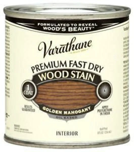 Varathane Premium Oil-Based Fast Dry Wood Stain Golden Mahogany 0.5 Pt