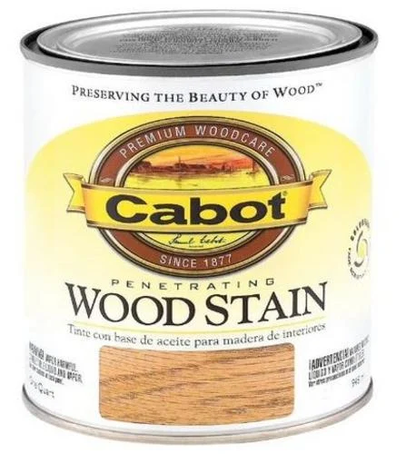 Cabot 1 Quart Red Oak Interior Oil Wood Stain for Professional Wood Finishing
