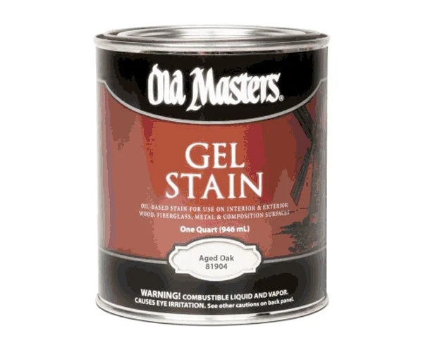 Old Masters Gel Stain Aged Oak 1 Quart Wood Finish