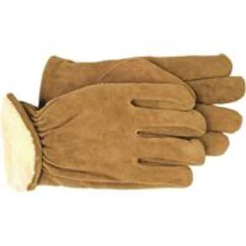 Boss 4176J XL Pile Lined Split Leather Work Gloves for Heavy Duty Protection