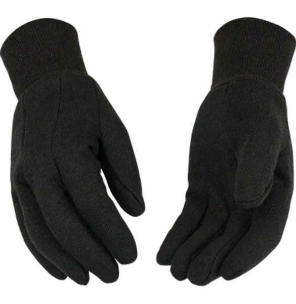 Kinco 820-3PK-L Heavyweight 2-Way Stretch 9 Oz Jersey Gloves Brown Large 3-Pack for Work and Utility